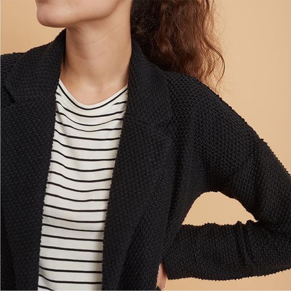 Marine Layer Birdseye Long Cardigan Coat - Picture 3 of 7